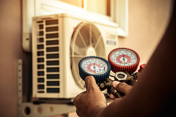 Professional Ductwork Repair technician working in Hunker, PA
